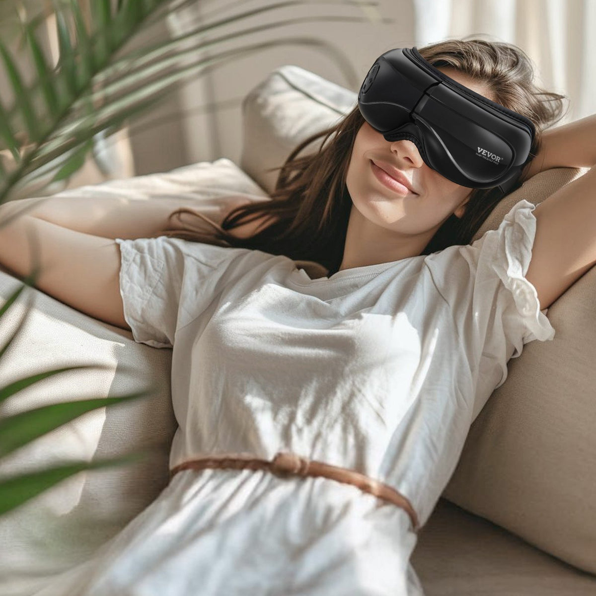 Eye Massager with Heat & Bluetooth | 5-Mode Eye Care Device for Stress & Fatigue Relief