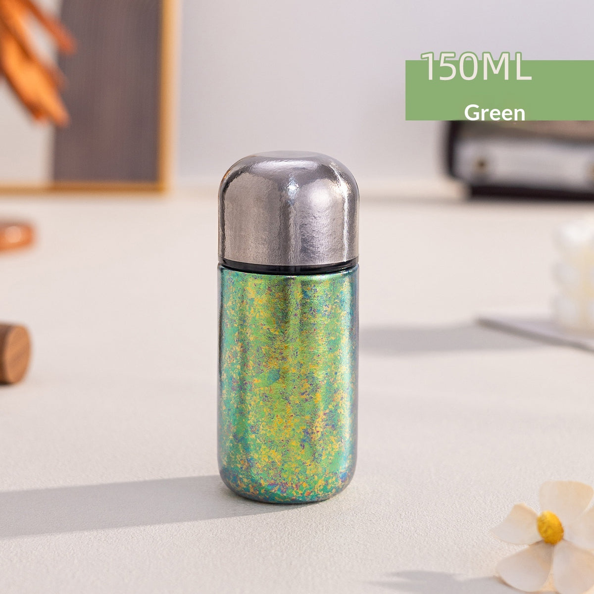 Portable Mini Ceramic-Inside Insulated Cup | Custom Logo Branding Available