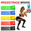 Resistance Loop Bands Set of 5 | Booty & Strength Training for Yoga, Fitness & Gym
