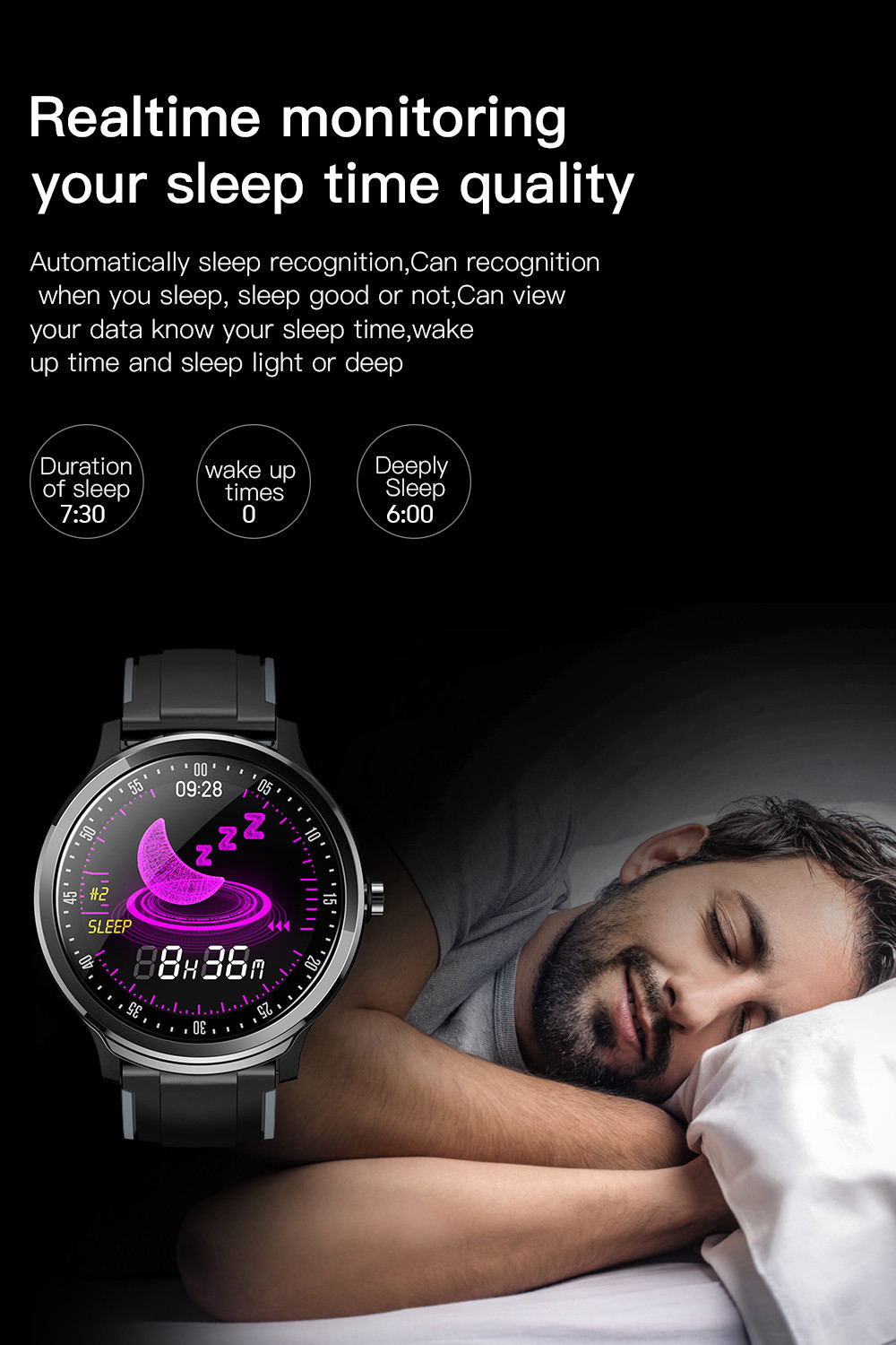 SN80 Smart Watch | Fitness Tracker with Health Monitoring