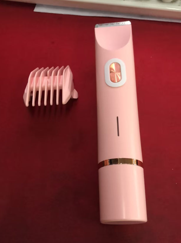 2 In 1 Hair Remover Women's Double Head Shaver Private Pubic T...