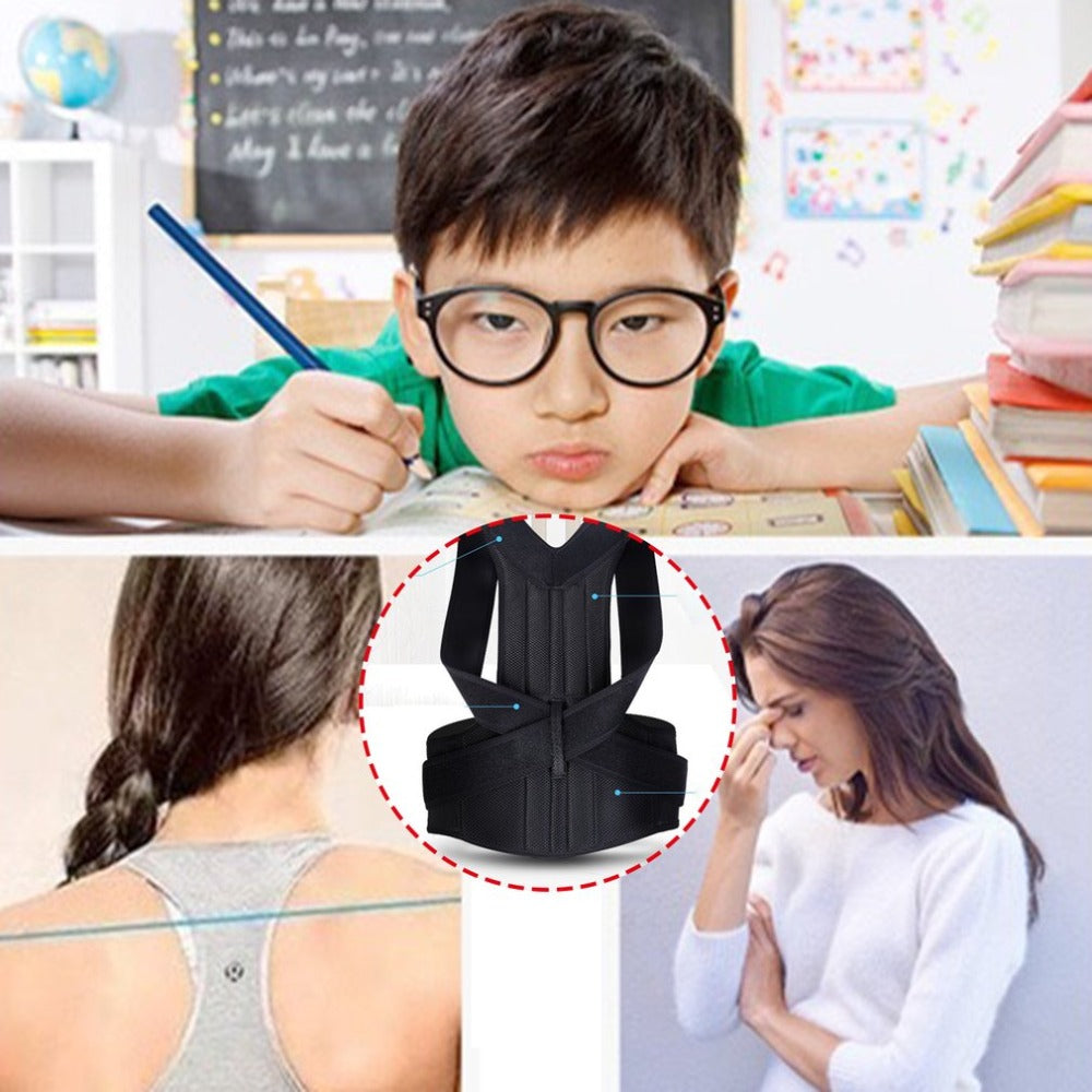 Adjustable Posture Support Belt for Men & Women – Ergonomic Back Brace