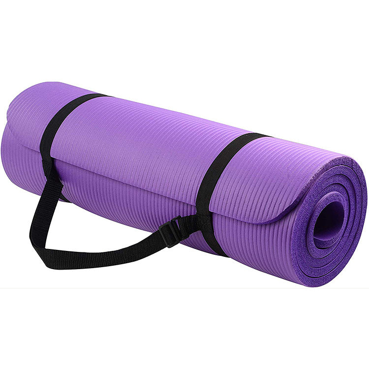 NBR Yoga Mat | Extra Thick Non-Slip Exercise Mat for Yoga, Pilates & Fitness