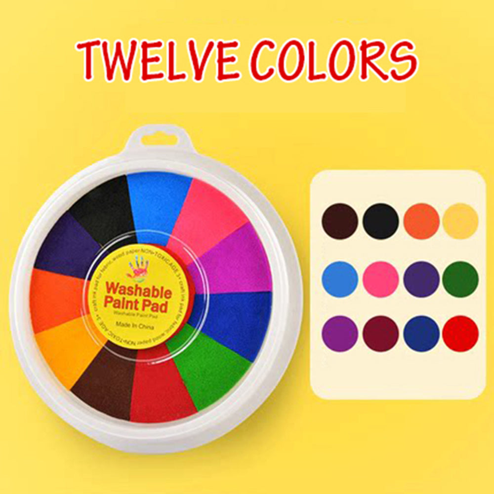Kids Finger Paint Set - Non-Toxic Washable Sensory Play Mud