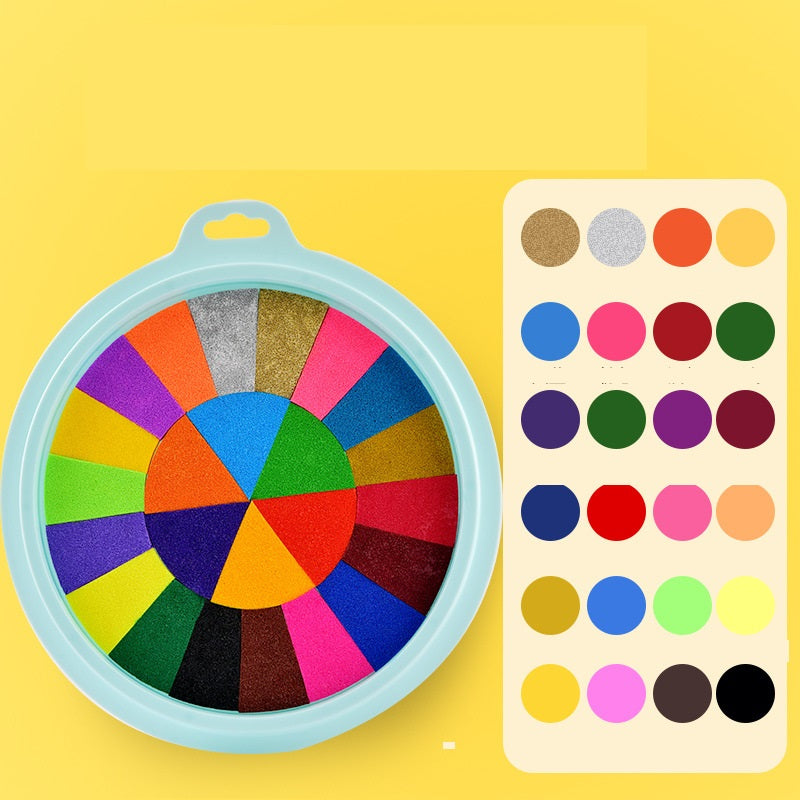 Kids Finger Paint Set - Non-Toxic Washable Sensory Play Mud