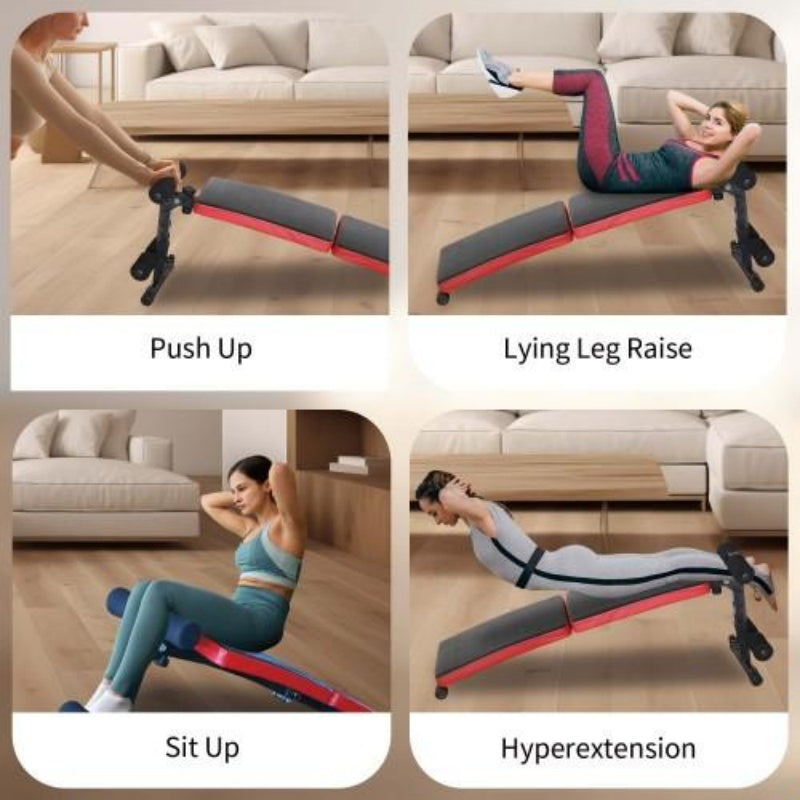 Home Gym Multifunctional Adjustable Strength Training Foldable Sit-...