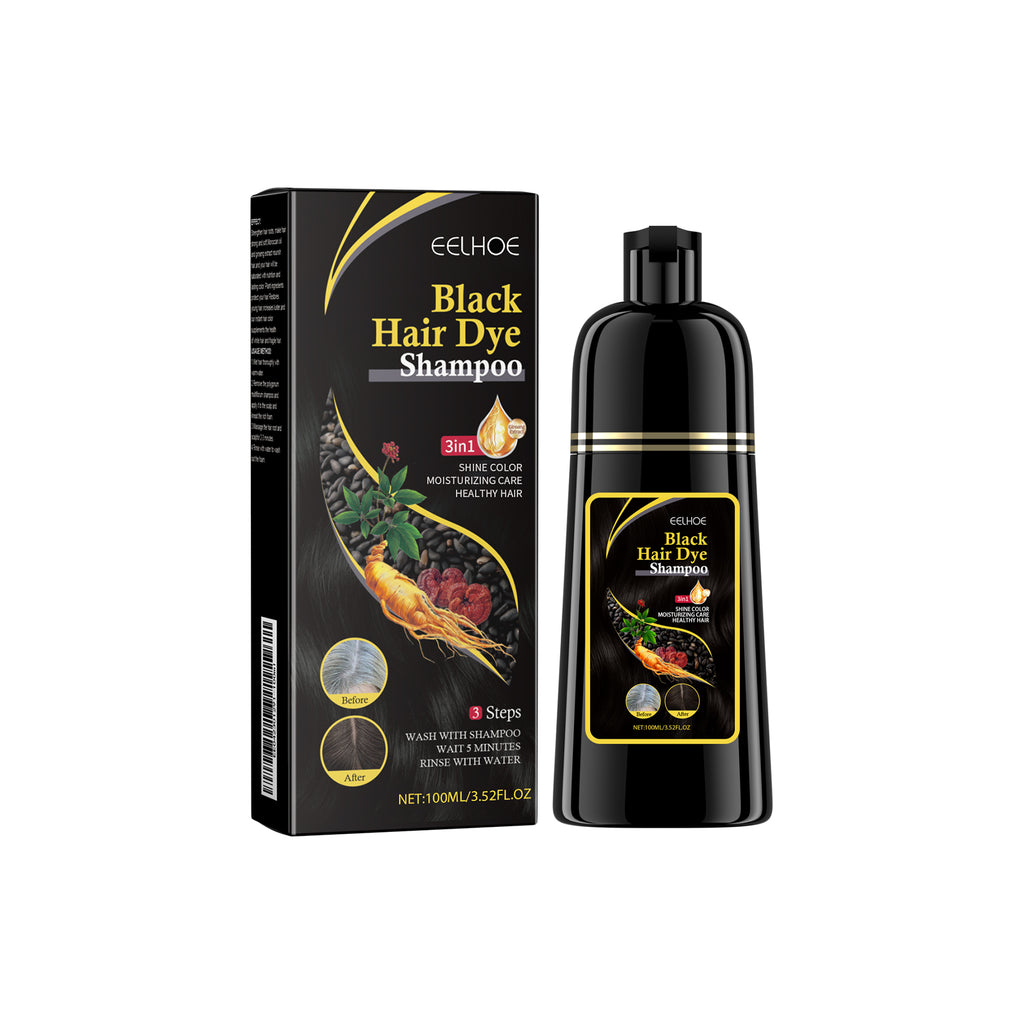 EELHOE Black Hair Shampoo Polygonum Multiflorum Essence Moisturizin...