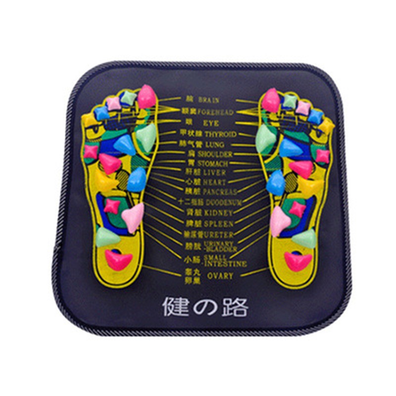 Reflexology Foot Massage Cobblestone Mat – Acupressure Walk Pad