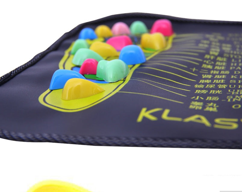 Reflexology Foot Massage Cobblestone Mat – Acupressure Walk Pad