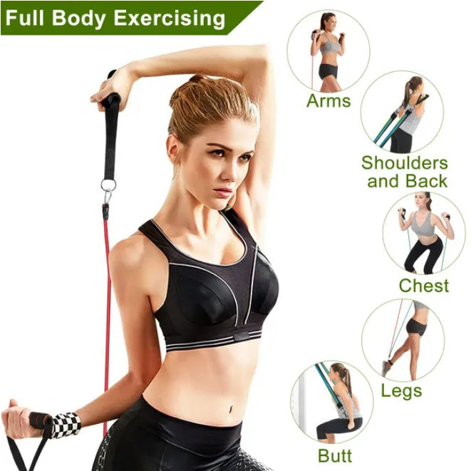 Resistance Bands Set | Multi-Level Strength Training for Home & Gym