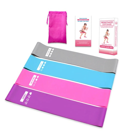 Resistance Bands Set - Elastic Booty for Fitness, Yoga & Gym...
