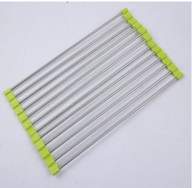 Folding Stainless Steel Kitchen Drain Rack