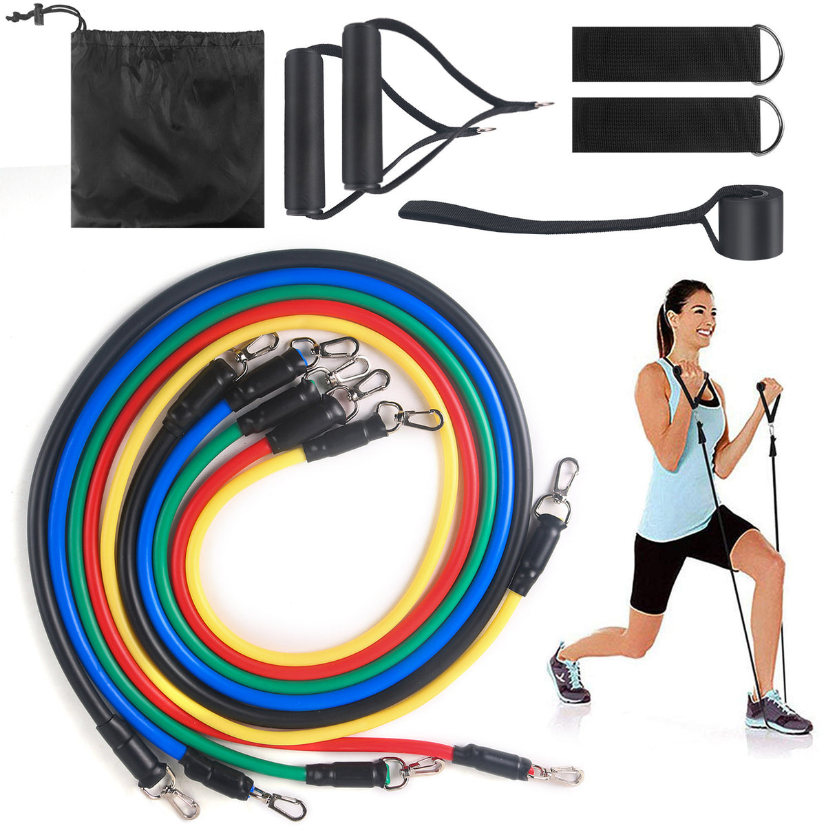 Elastic Resistance Band | Fitness Rally Rope for Strength & Stretching
