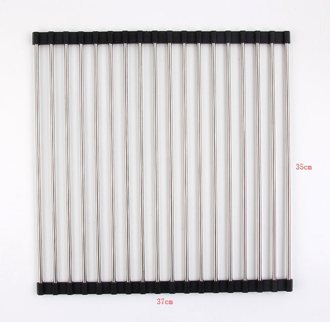 Folding Stainless Steel Kitchen Drain Rack