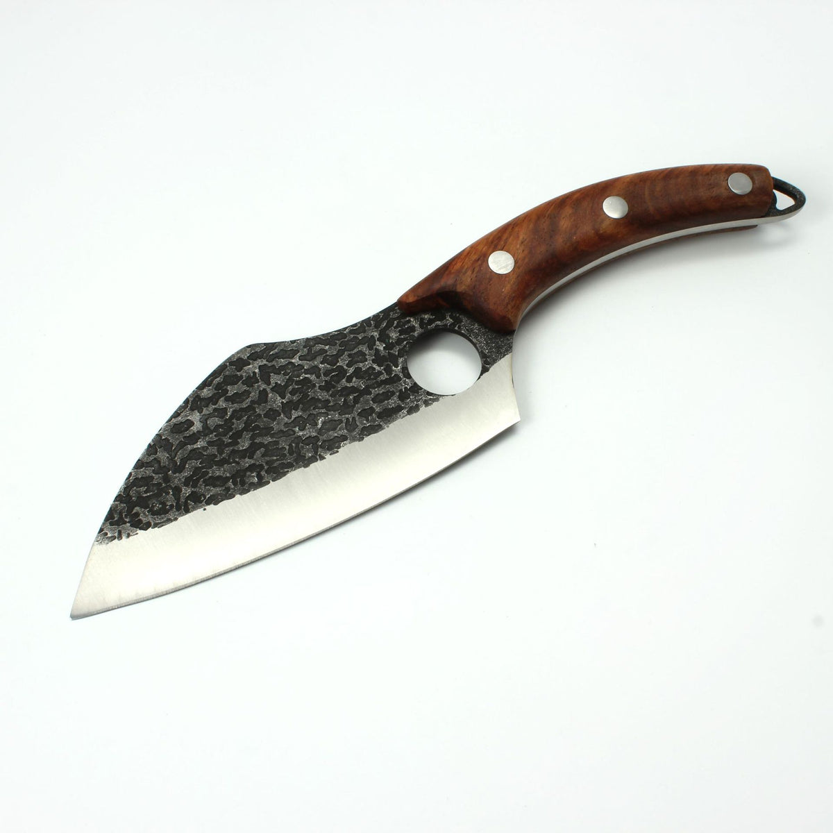 Hand-Forged Boning Knife Set | High-Carbon Steel Kitchen Knife with Leather Case