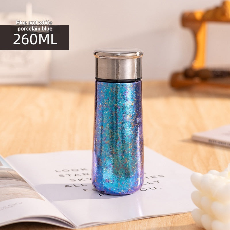 Portable Mini Ceramic-Inside Insulated Cup | Custom Logo Branding Available