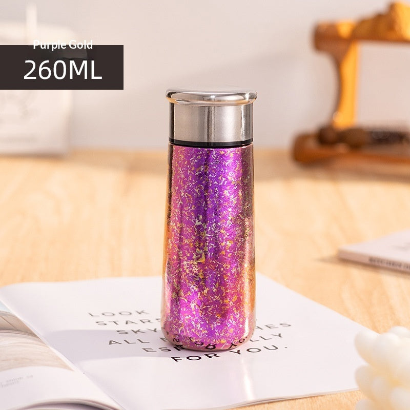 Portable Mini Ceramic-Inside Insulated Cup | Custom Logo Branding Available