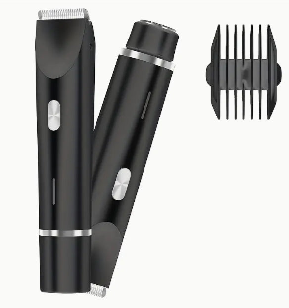 2 In 1 Hair Remover Women's Double Head Shaver Private Pubic T...