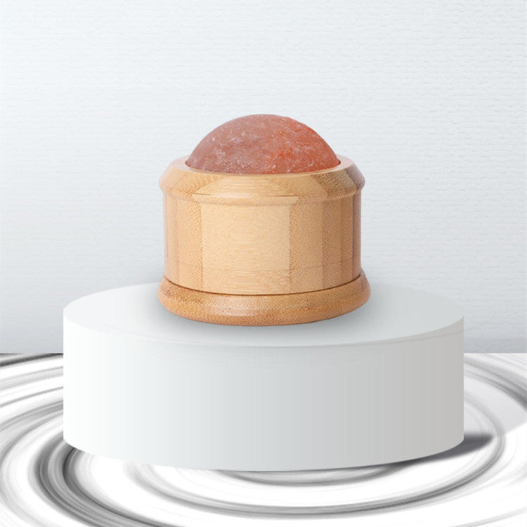 Bamboo Himalayan Salt Ball Massage Roller