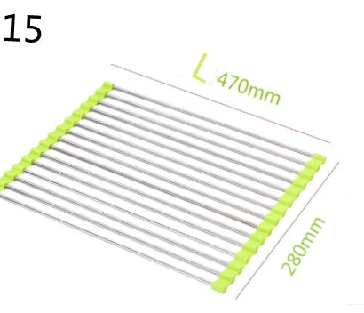 Folding Stainless Steel Kitchen Drain Rack