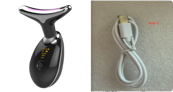 EMS Thermal Neck Lifting And Tighten Massager Electric Microcurrent...