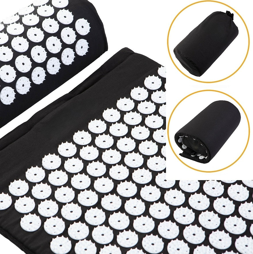 Premium Acupressure Shakti Mat & Pillow Set | Fitness Yoga Relaxation Mat for Back & Neck
