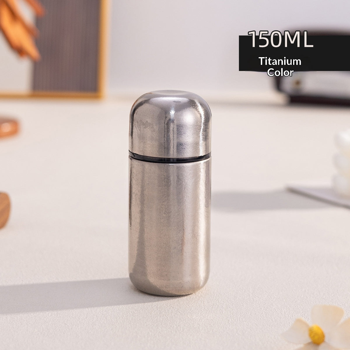 Portable Mini Ceramic-Inside Insulated Cup | Custom Logo Branding Available