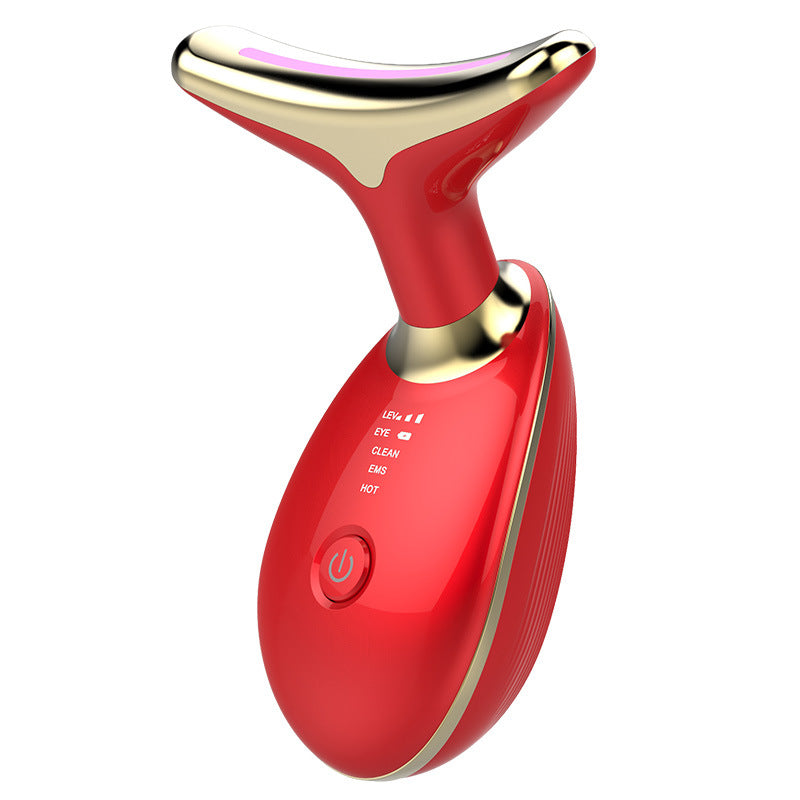 EMS Thermal Neck Lifting And Tighten Massager Electric Microcurrent...