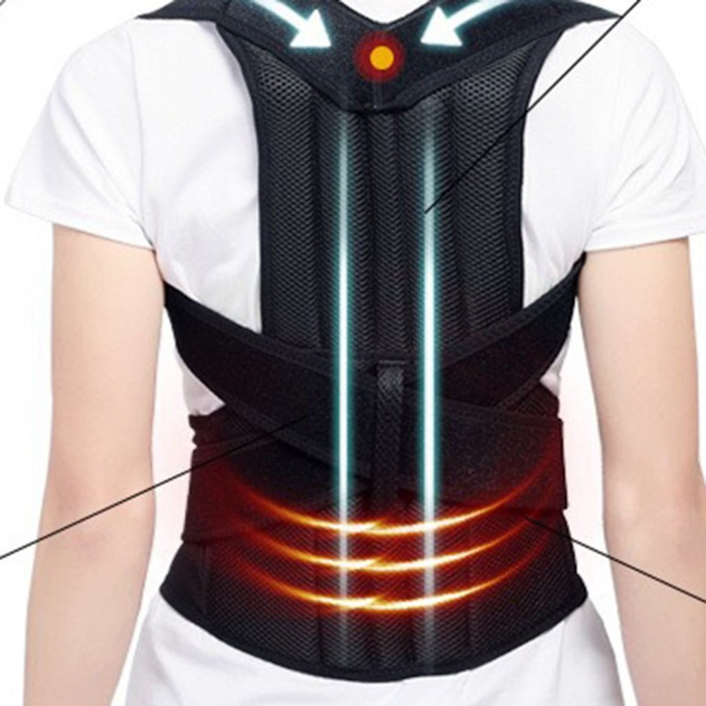 Adjustable Posture Support Belt for Men & Women – Ergonomic Back Brace
