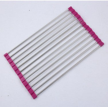 Folding Stainless Steel Kitchen Drain Rack