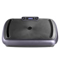 Vibration Plate Exercise Machine | Full Body Fitness Platform with Resistance Bands | Black