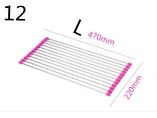 Folding Stainless Steel Kitchen Drain Rack