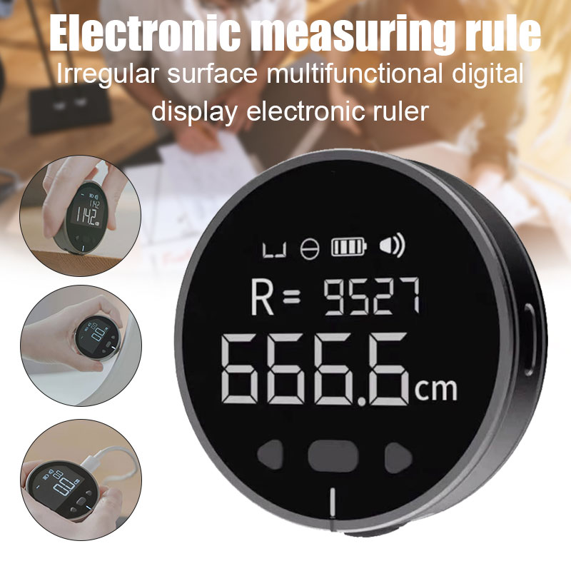 Digital LCD Electronic Measuring Tape - High Precision Ruler Tool