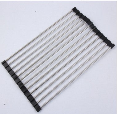 Folding Stainless Steel Kitchen Drain Rack