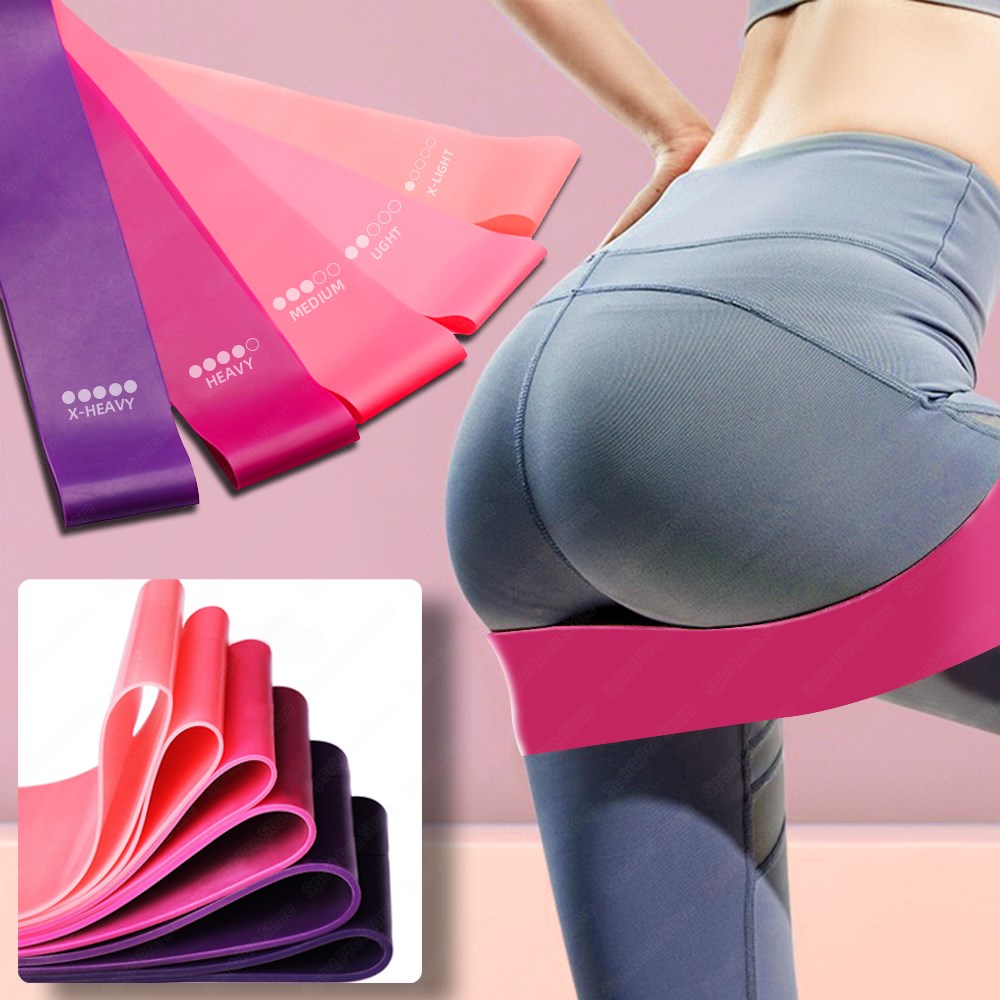 Resistance Bands Set - Elastic Booty for Fitness, Yoga & Gym...