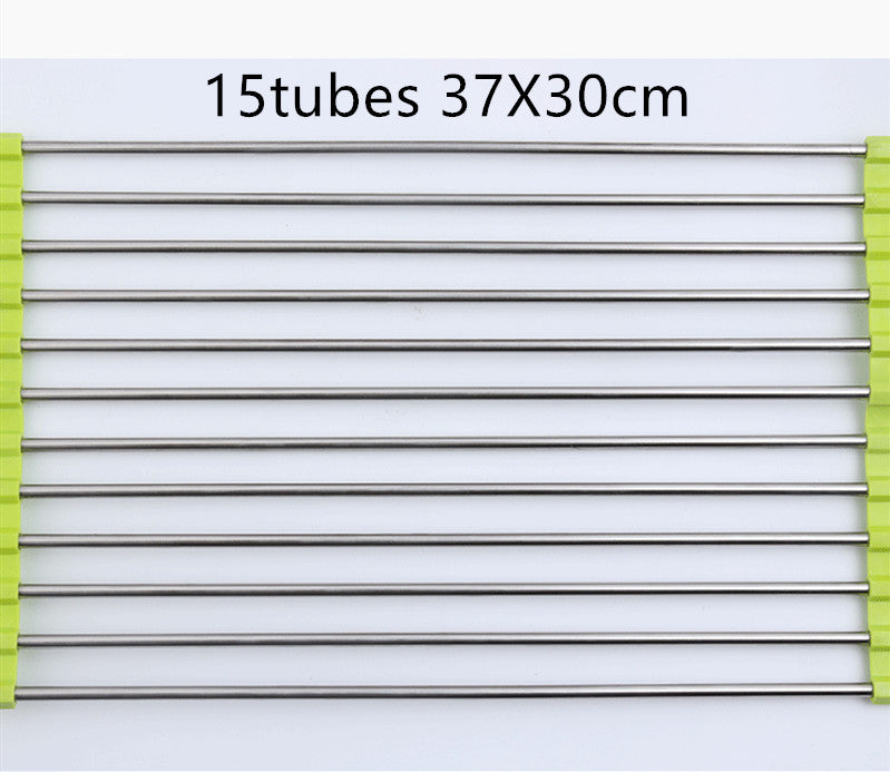 Folding Stainless Steel Kitchen Drain Rack