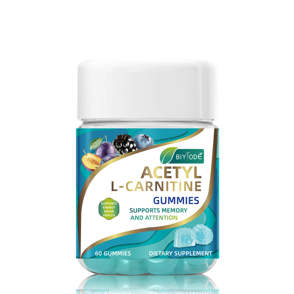 Biyode Wholesale Acetyl L-Carnitine Gummiegel Gummies Natural Daily...