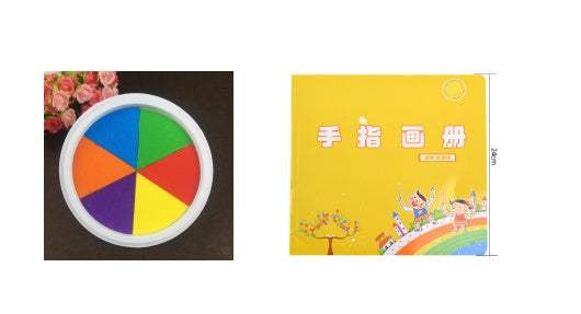 Kids Finger Paint Set - Non-Toxic Washable Sensory Play Mud