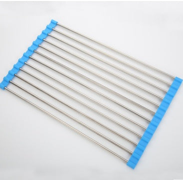 Folding Stainless Steel Kitchen Drain Rack