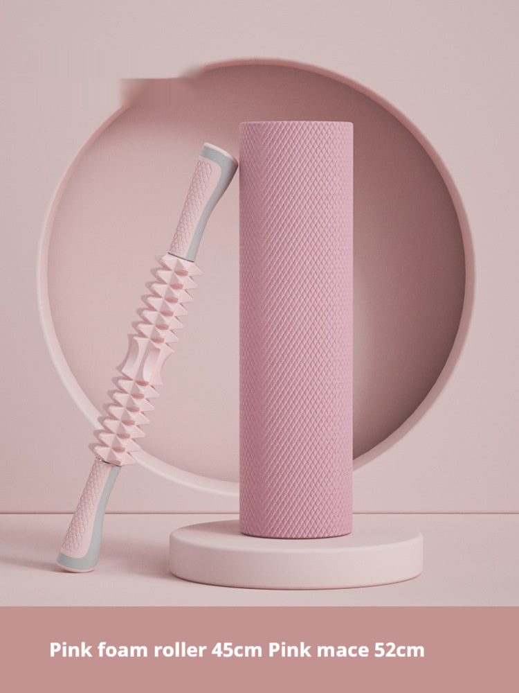 Solid Foam Roller | Smooth Surface Muscle Recovery & Fitness