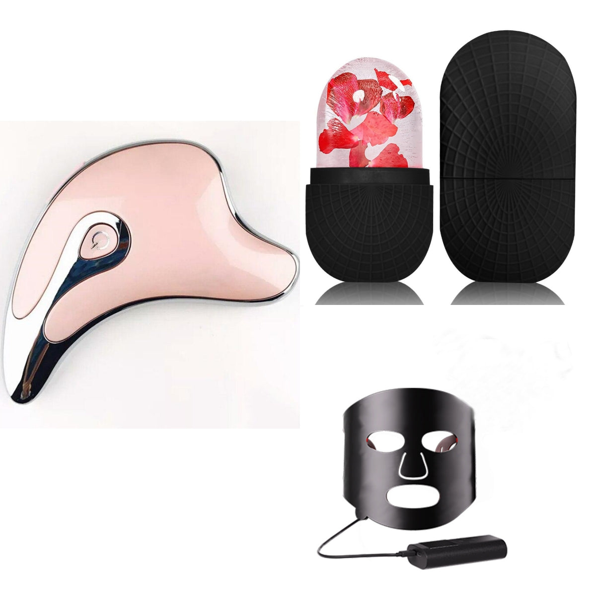 LED Microcurrent Gua Sha Facial Massager | Face Lifting, Slimming & Skin Rejuvenation Device