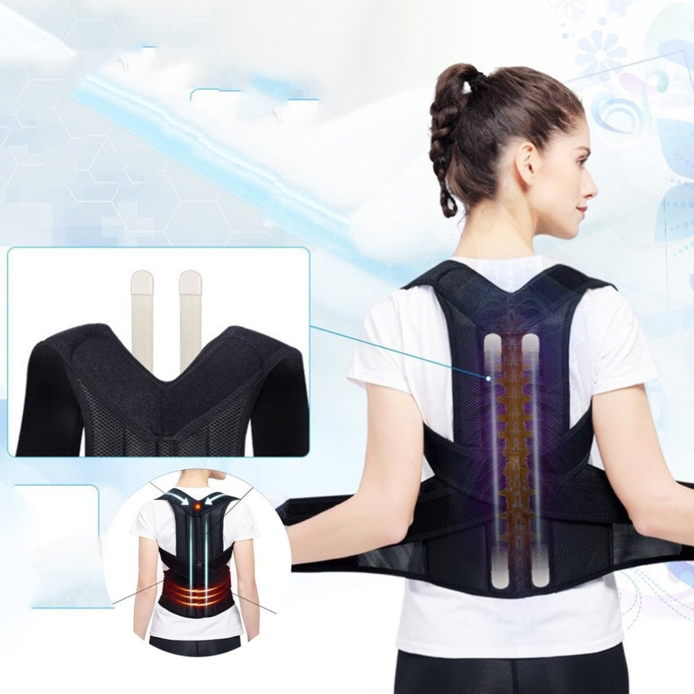 Adjustable Posture Support Belt for Men & Women – Ergonomic Back Brace
