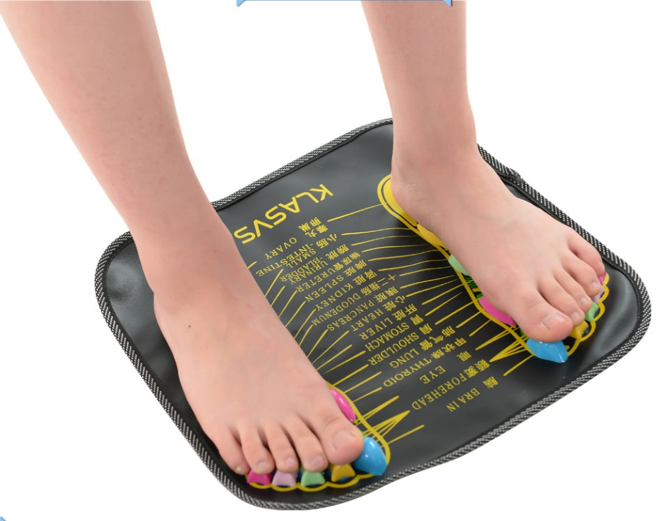 Reflexology Foot Massage Cobblestone Mat – Acupressure Walk Pad