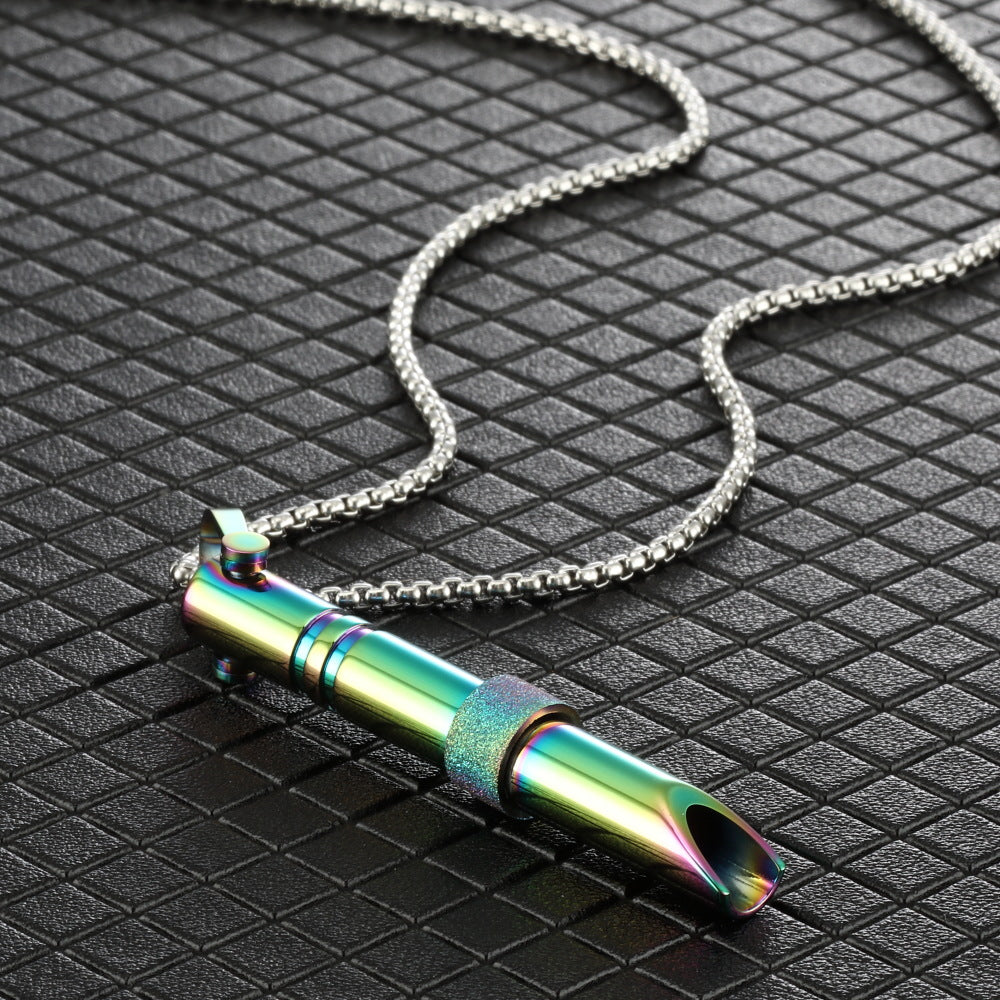 Couple Stainless Steel Mindfulness Necklace For Women & Men