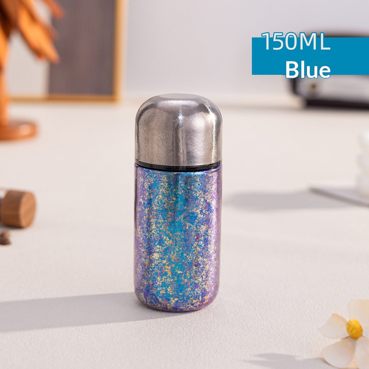 Portable Mini Ceramic-Inside Insulated Cup | Custom Logo Branding Available