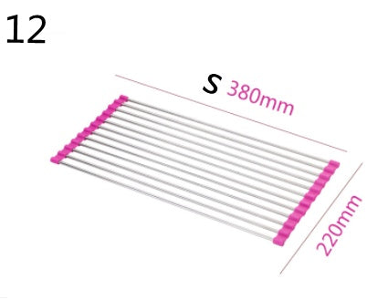 Folding Stainless Steel Kitchen Drain Rack