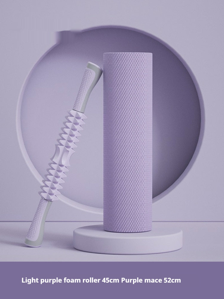 Solid Foam Roller | Smooth Surface Muscle Recovery & Fitness