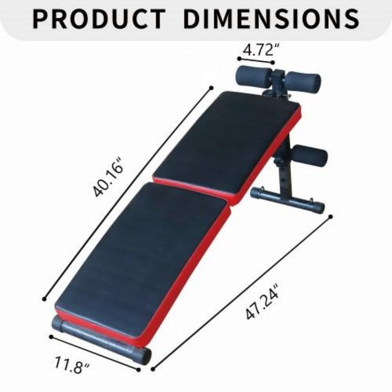 Home Gym Multifunctional Adjustable Strength Training Foldable Sit-...