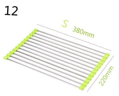 Folding Stainless Steel Kitchen Drain Rack