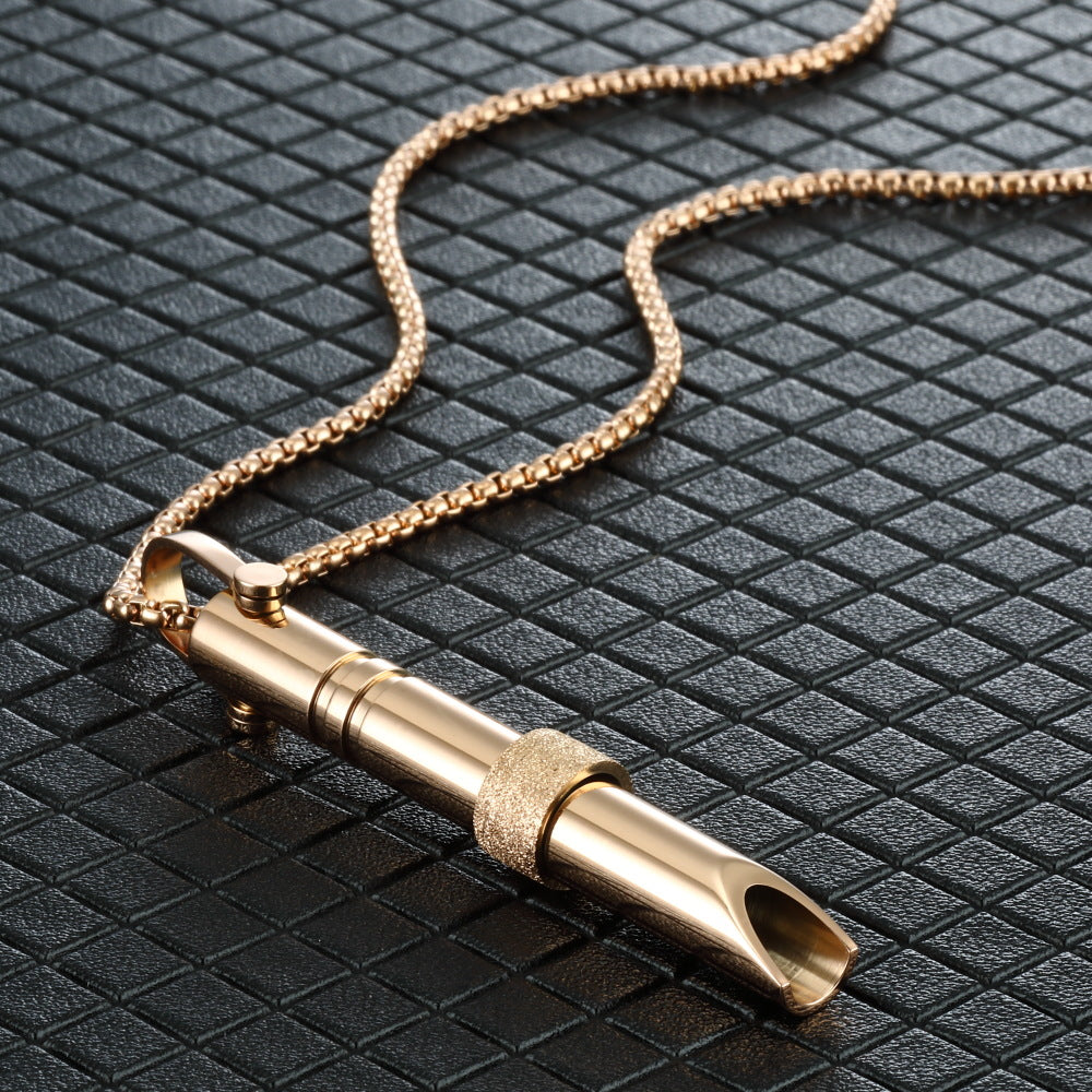 Couple Stainless Steel Mindfulness Necklace For Women & Men